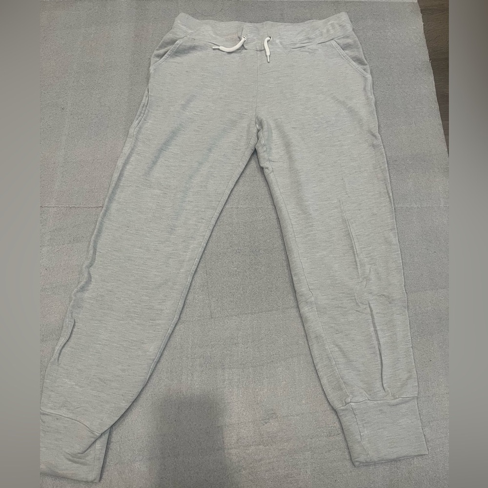 [XS]Monrow Light Gray knit Jogger Sweatpants WMN USA